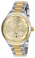Invicta Angel Quartz Gold Dial Lady Watch 38 mm 27435