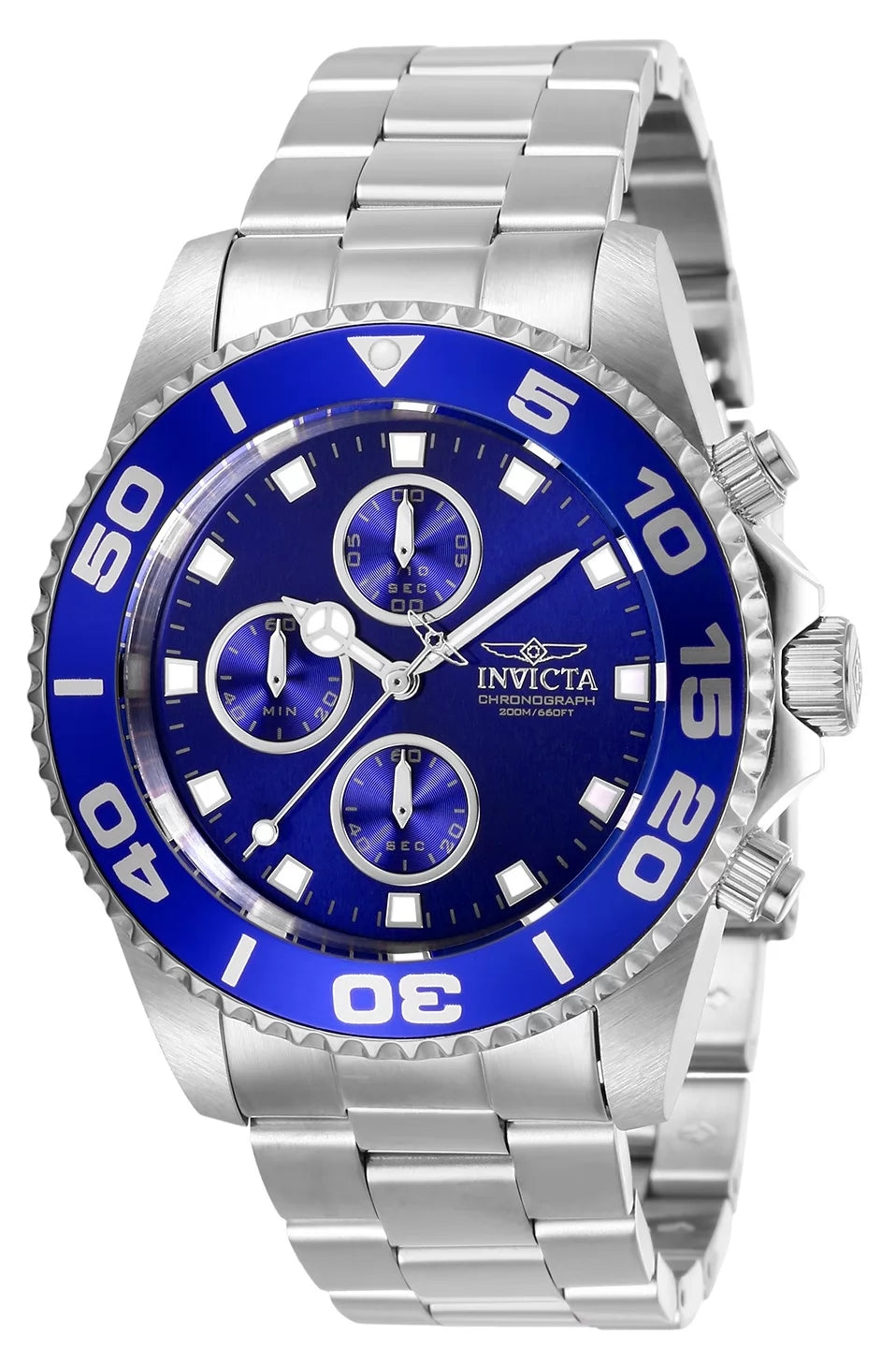 Invicta Pro Diver Quartz Blue Dial Men's Watch 43 mm 28690
