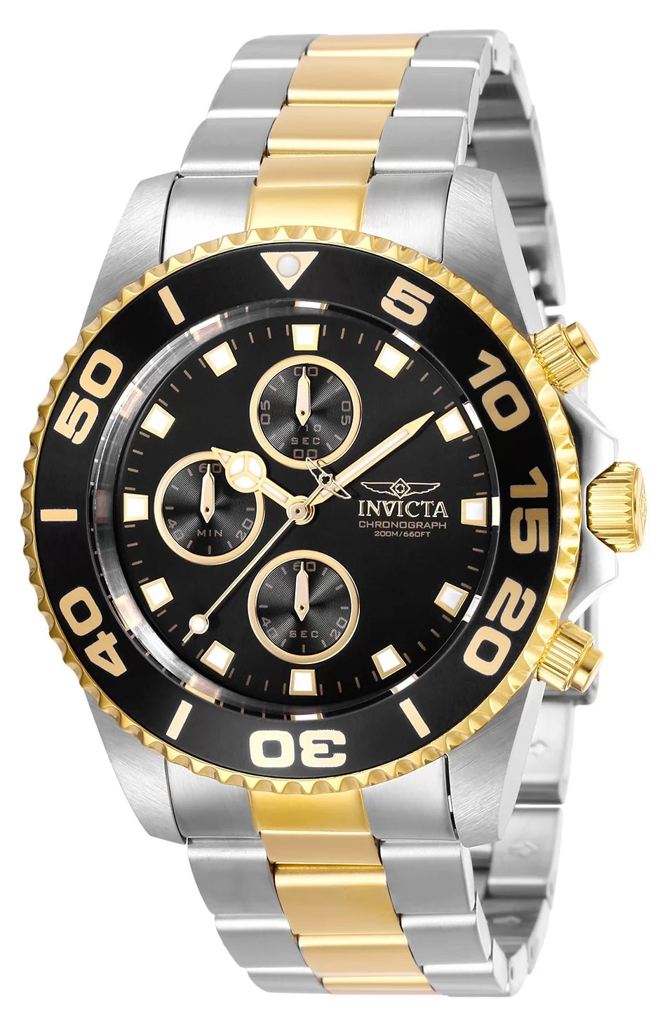 Invicta Pro Diver Quartz Black Dial Men's Watch 43 mm 28691