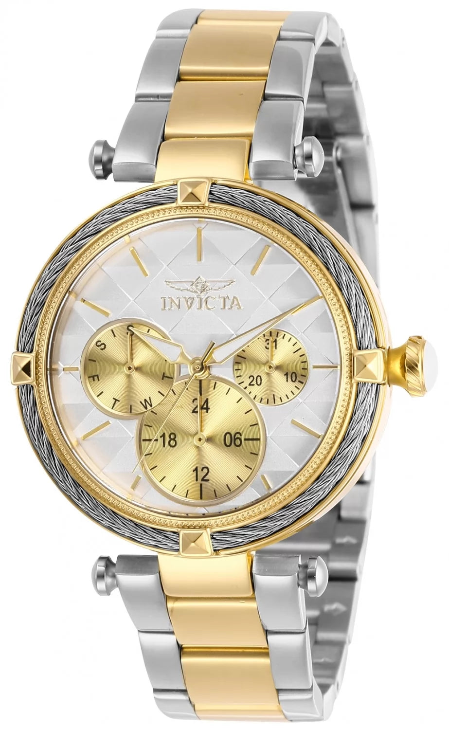 Invicta Bolt Quartz White Dial Lady Watch 36 mm 28960