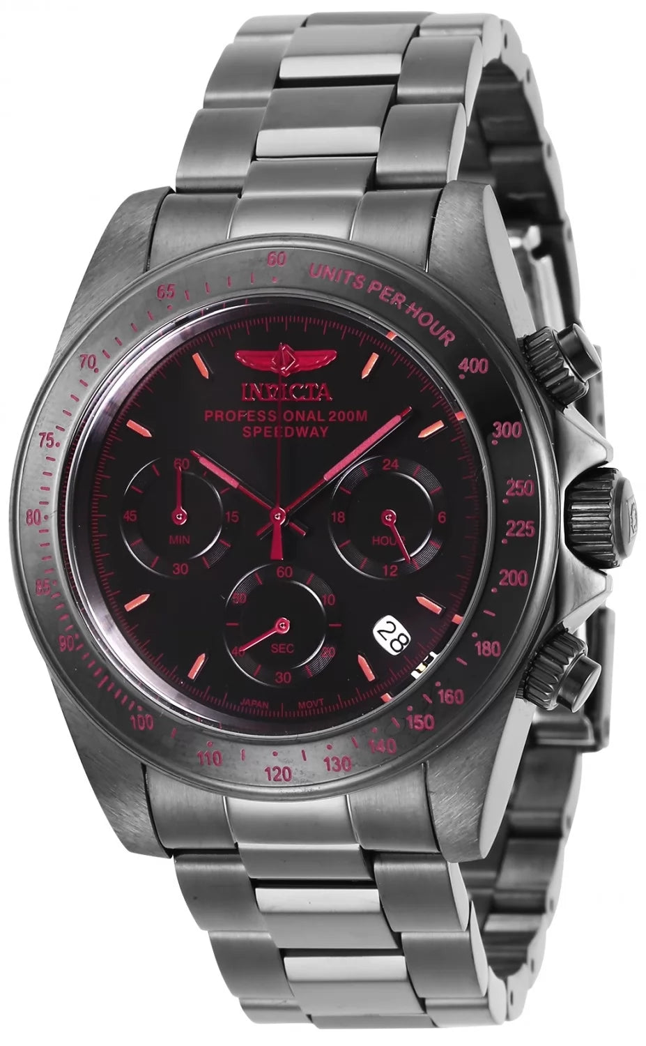 Invicta Speedway Quartz Black Dial Men's Watch 39 mm 27771