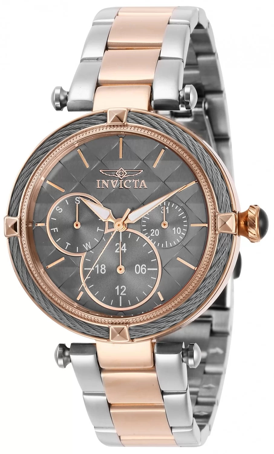 Invicta Bolt Quartz Gun Metal Dial Lady Watch 36 mm 28963