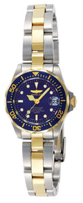 Invicta Pro Diver Quartz Blue Dial Lady Watch 24 mm 8942