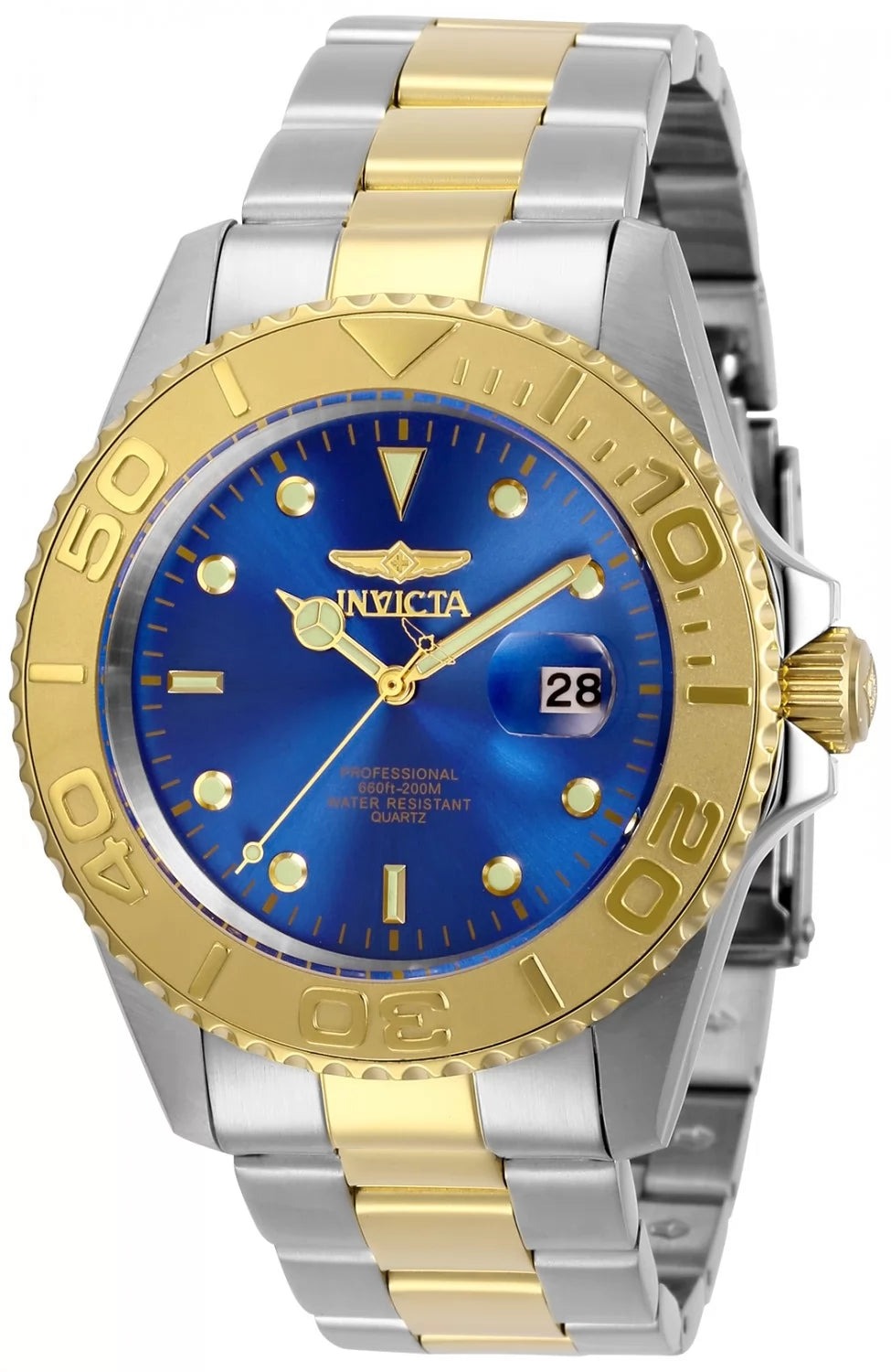 Invicta Pro Diver Quartz Blue Dial Men's Watch 43 mm 29949