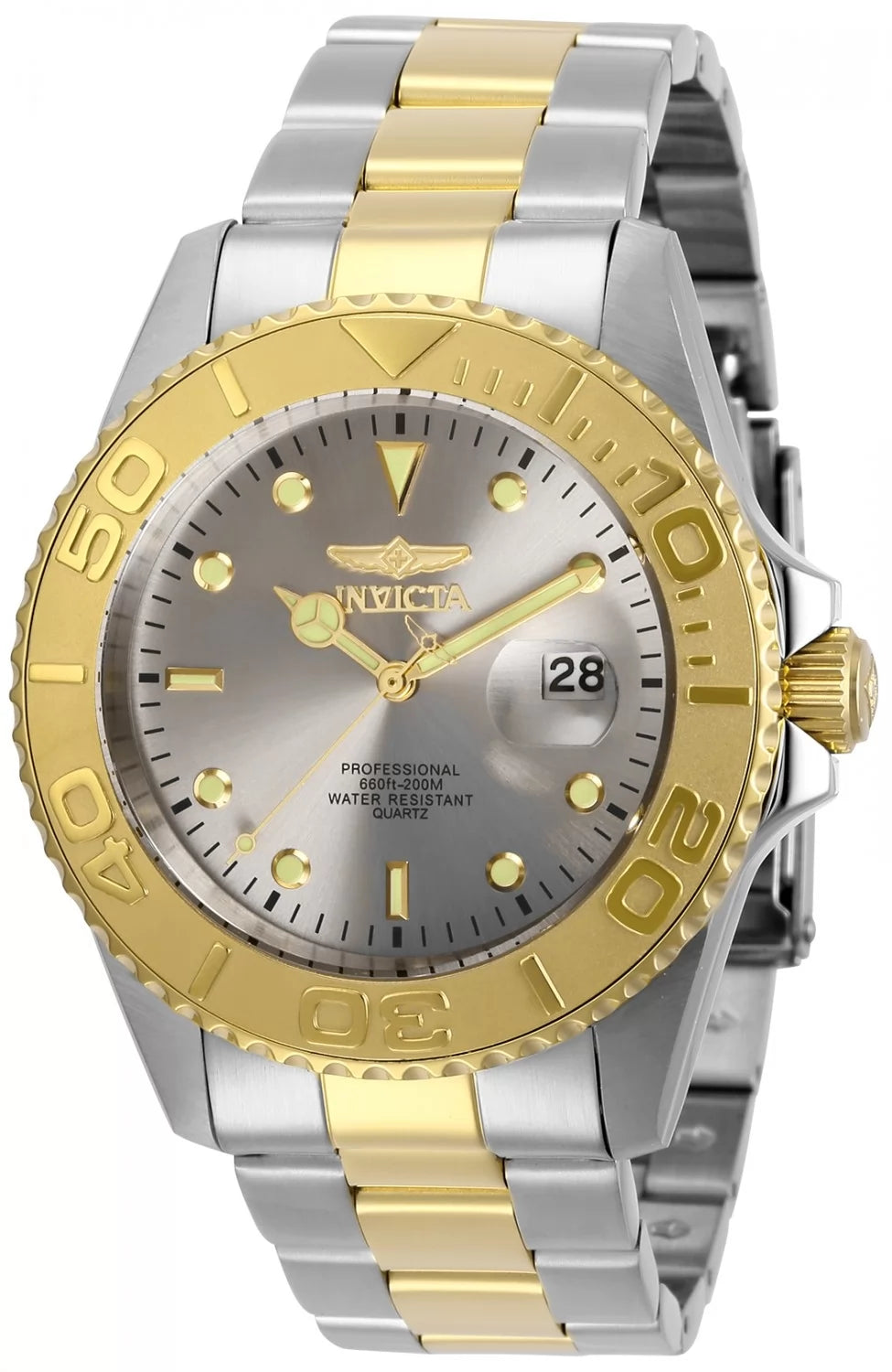 Invicta Pro Diver Quartz Gray Dial Men's Watch 43 mm 29950