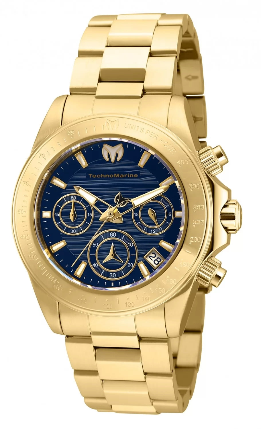 TechnoMarine Manta Quartz Blue Dial Lady Watch 38 mm TM-219015