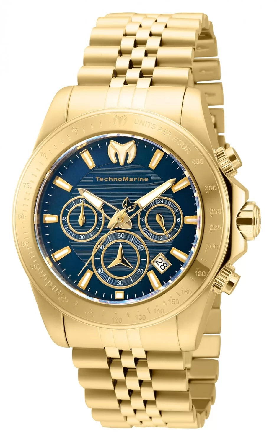 TechnoMarine Manta Quartz Blue Dial Men's Watch 42 mm TM-219024