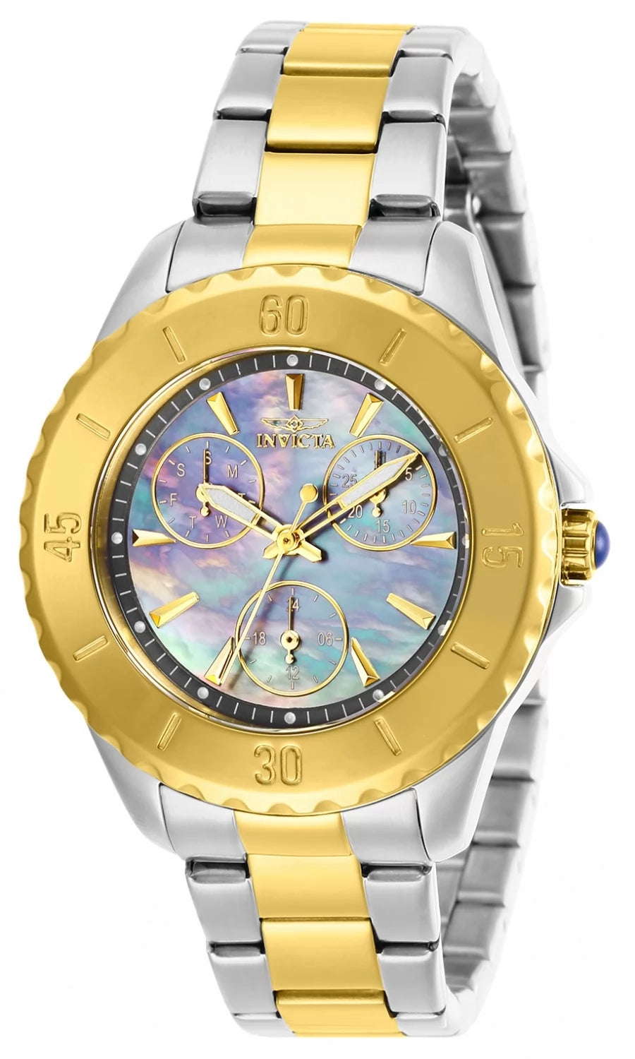 Invicta Angel Quartz Gun Metal Dial Lady Watch 38 mm 29112