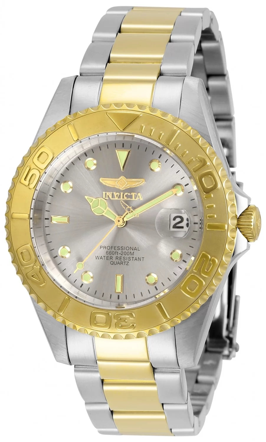Invicta Pro Diver Quartz Silver Dial Men's Watch 37 mm 29943
