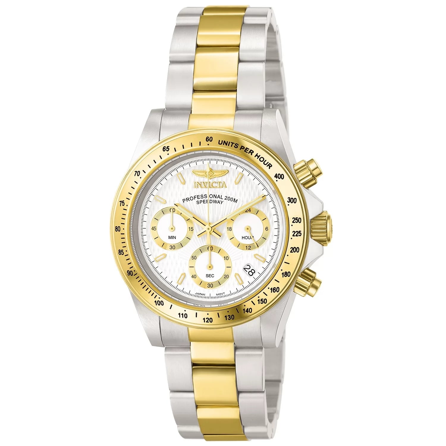 Invicta Speedway Quartz White Dial Men's Watch 39 mm 9212
