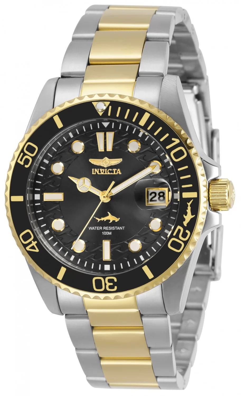 Invicta Pro Diver Quartz Silver Dial Lady Watch 38 mm 30483