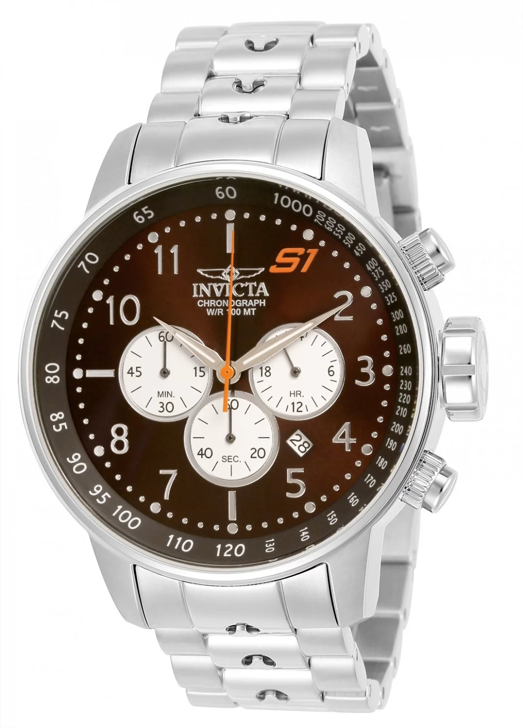 Invicta S1 Rally Quartz Brown Dial Men's Watch 48 mm 23081