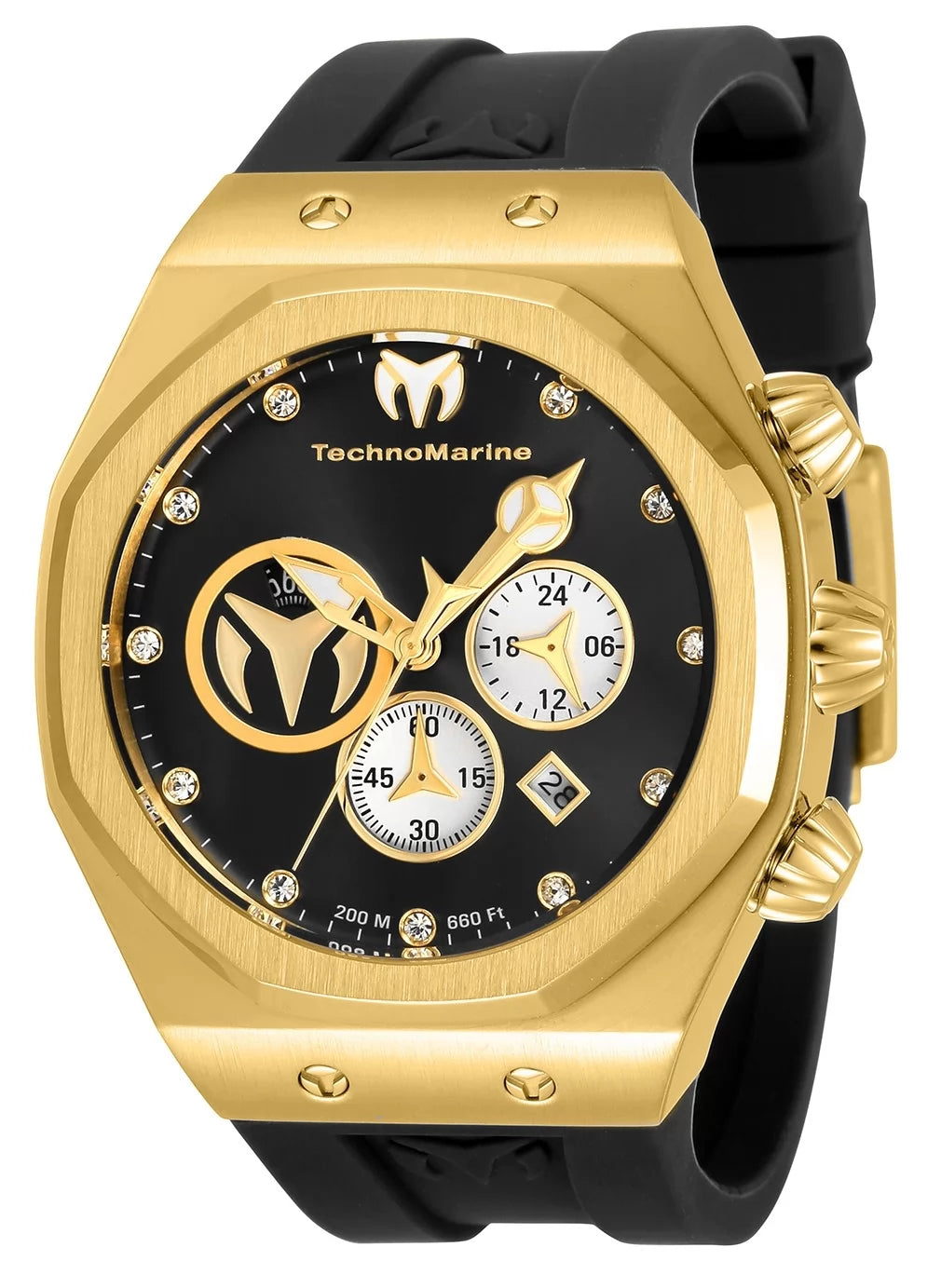 TechnoMarine Reef Quartz Gold Dial Men's Watch 45 mm TM-520002