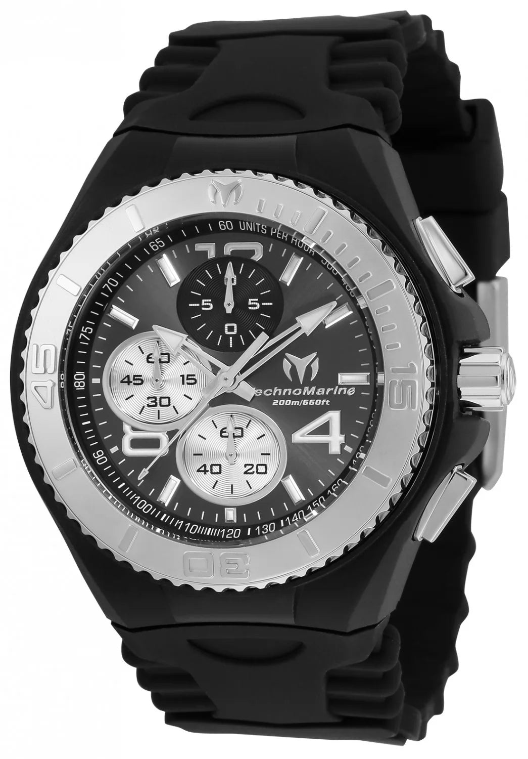 TechnoMarine Cruise Quartz Black Dial Men's Watch 46 mm TM-115148