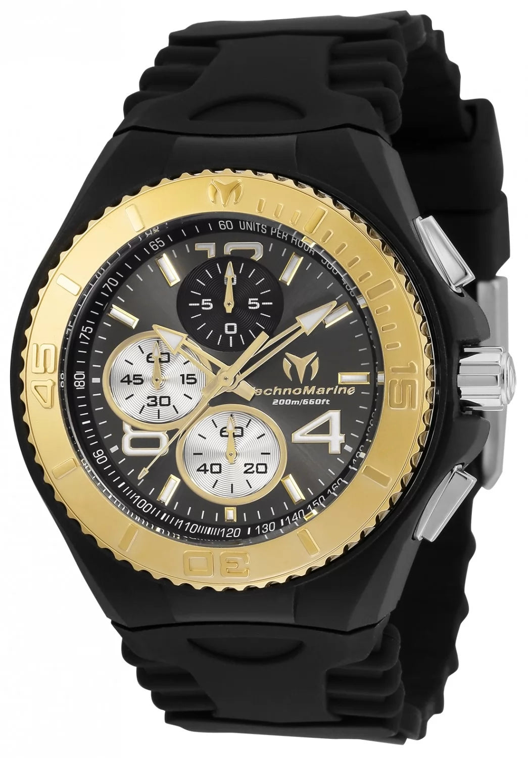 Technomarine Men's TM-115149 Cruise Quartz Chronograph Dark Grey Dial