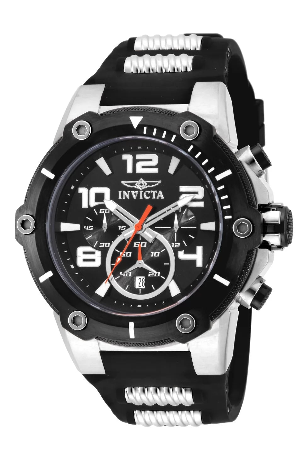 Invicta Speedway Quartz Black Dial Men's Watch 51 mm 17202