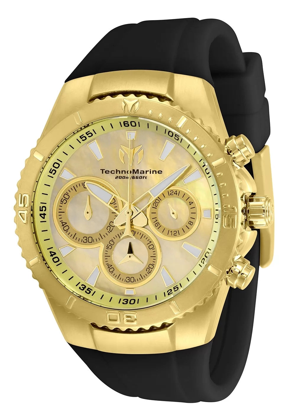 TechnoMarine Manta Quartz Gold Dial Lady Watch 40 mm TM-220072