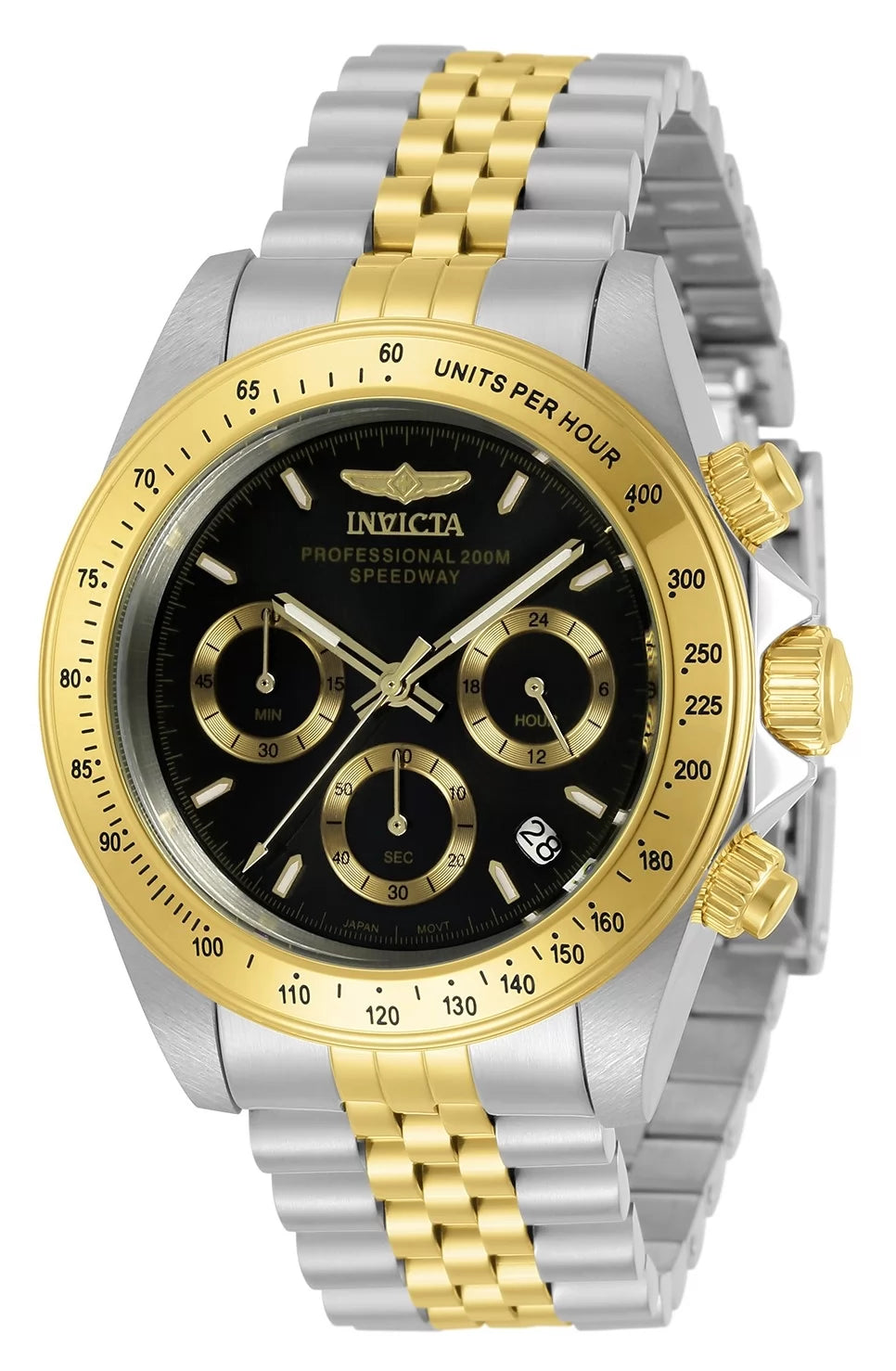 Invicta Speedway Quartz Black Dial Men's Watch 39 mm 30992