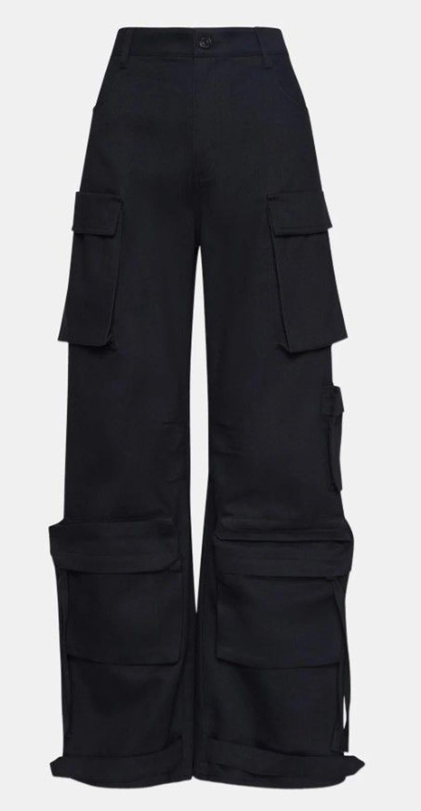 STEVE MADDEN WOMENS DUO HIGH RISE COTTON CARGO PANTS - Size XL