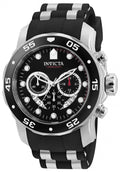 Invicta Pro Diver Quartz Black Dial Men's Watch 48 mm 6977