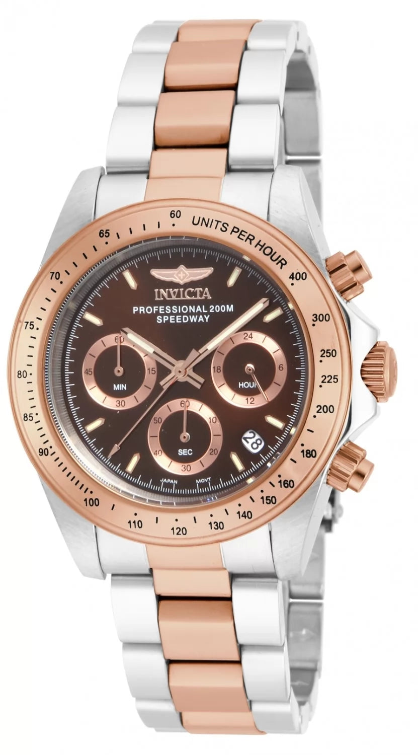 Invicta Speedway Quartz Brown Dial Men's Watch 39 mm 17029