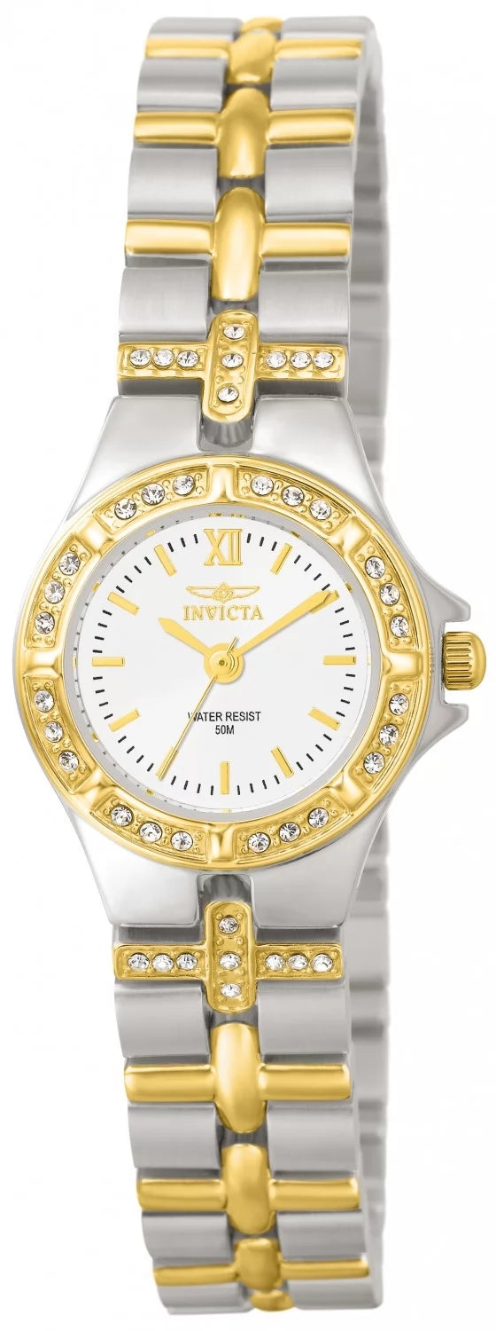 Invicta Wildflower Quartz Silver Dial Lady Watch 21 mm 0133