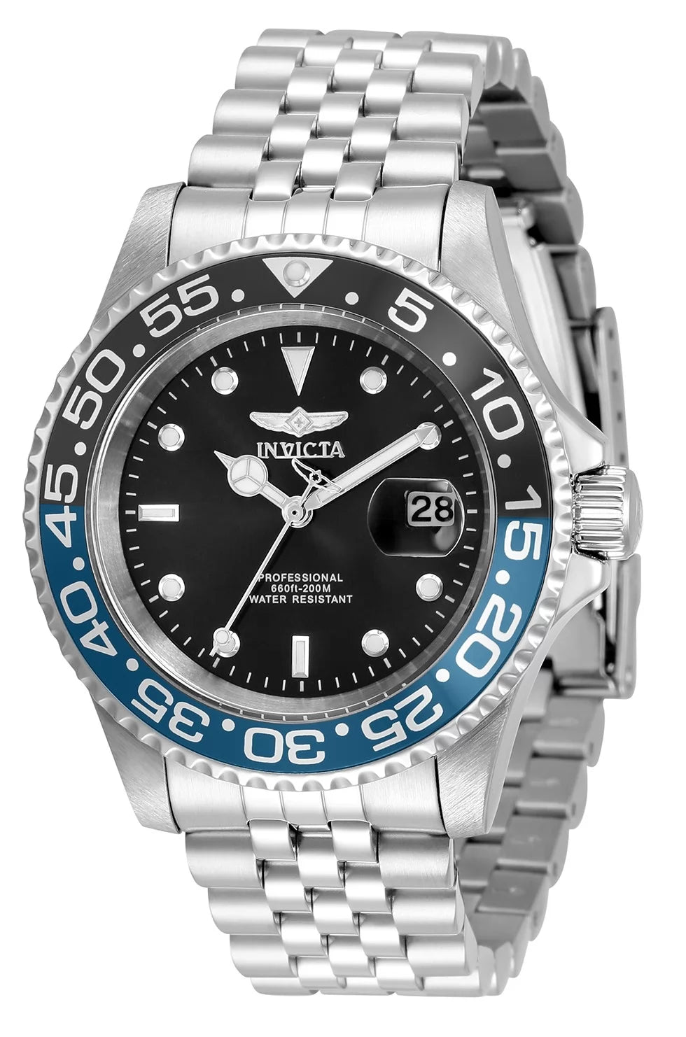 Invicta Pro Diver Quartz Black Dial Men's Watch 40 mm 34104