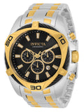 Invicta Bolt Quartz Black Dial Men's Watch 50 mm 34124