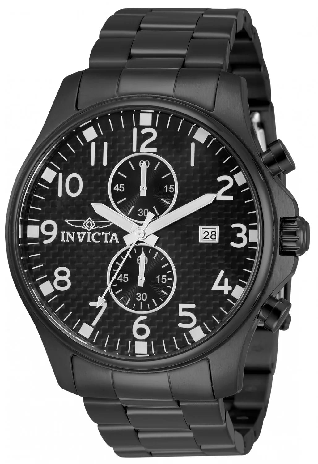 Invicta Specialty Quartz Black Dial Men's Watch 48 mm 0383