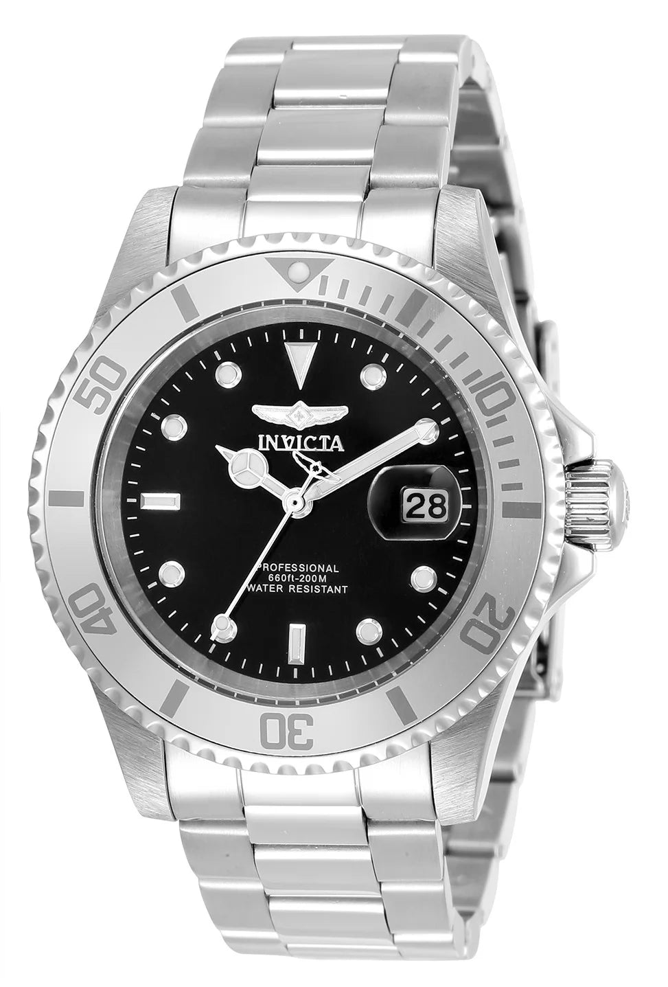 Invicta Pro Diver Quartz Black Dial Men's Watch 40 mm 34022