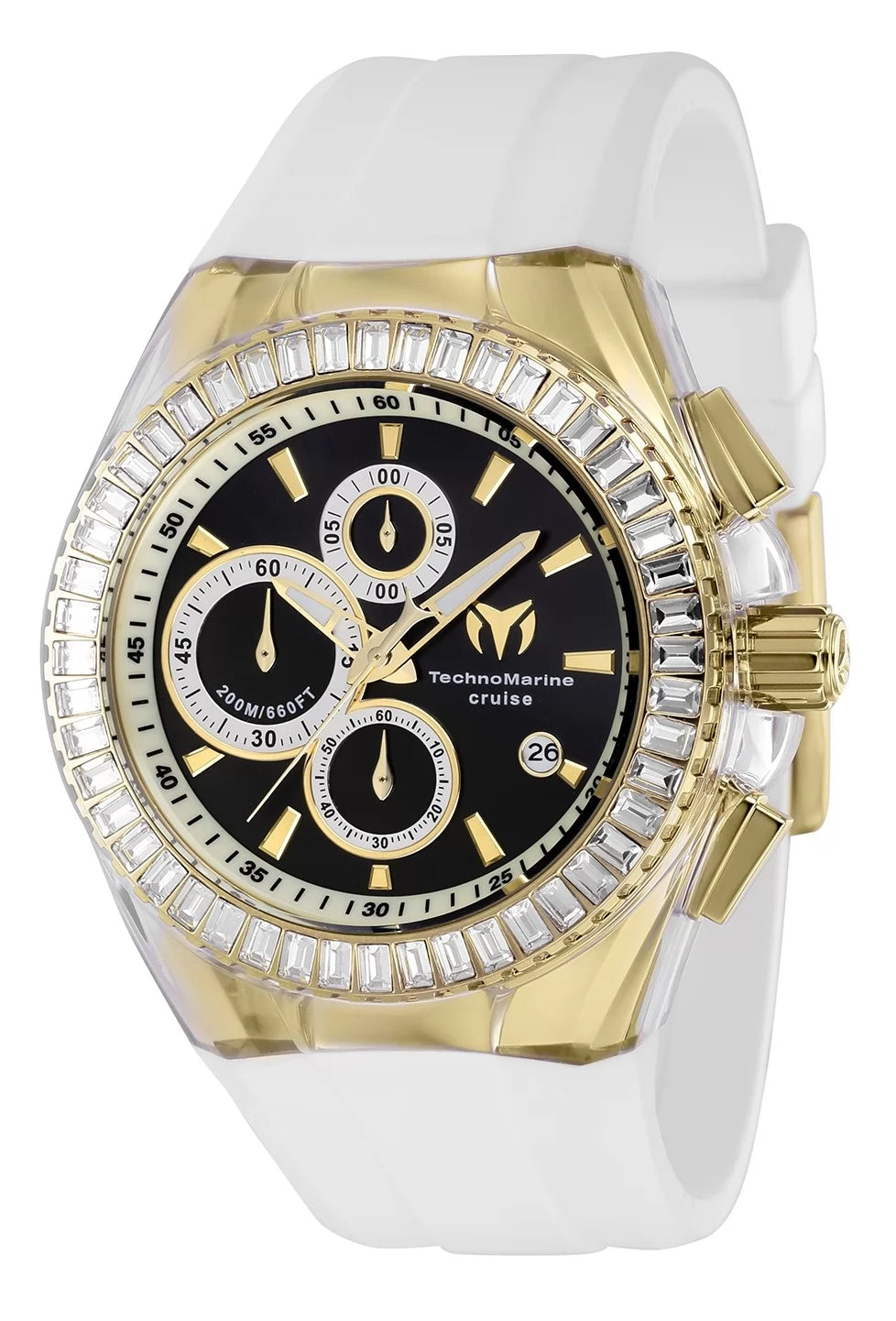 TechnoMarine Cruise Quartz Black Dial Men's Watch 45 mm TM-121153