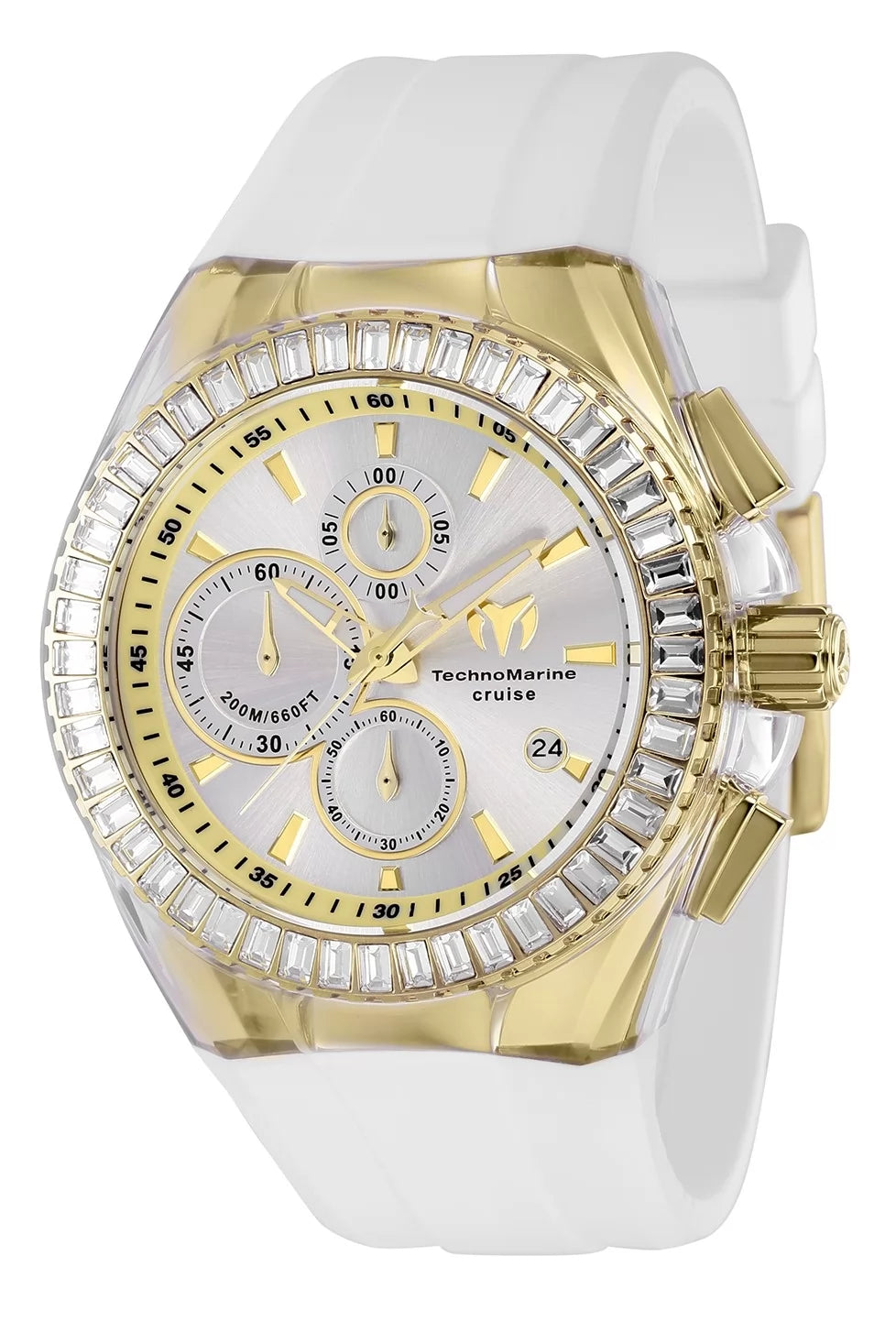 TechnoMarine Cruise Quartz Silver Dial Men's Watch 45 mm TM-121154