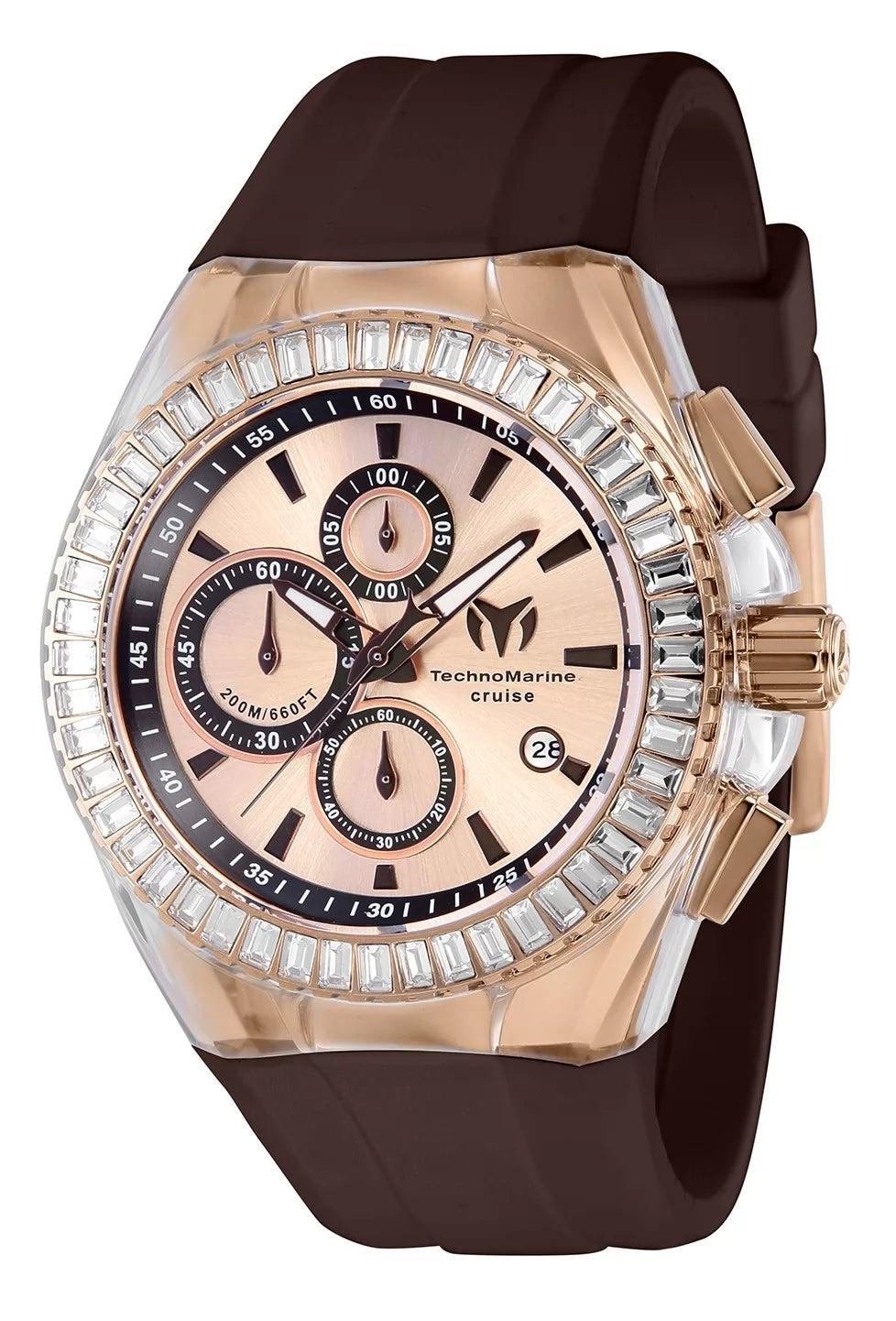 TechnoMarine Cruise Quartz Rose Gold Dial Men's Watch 45 mm TM-121166