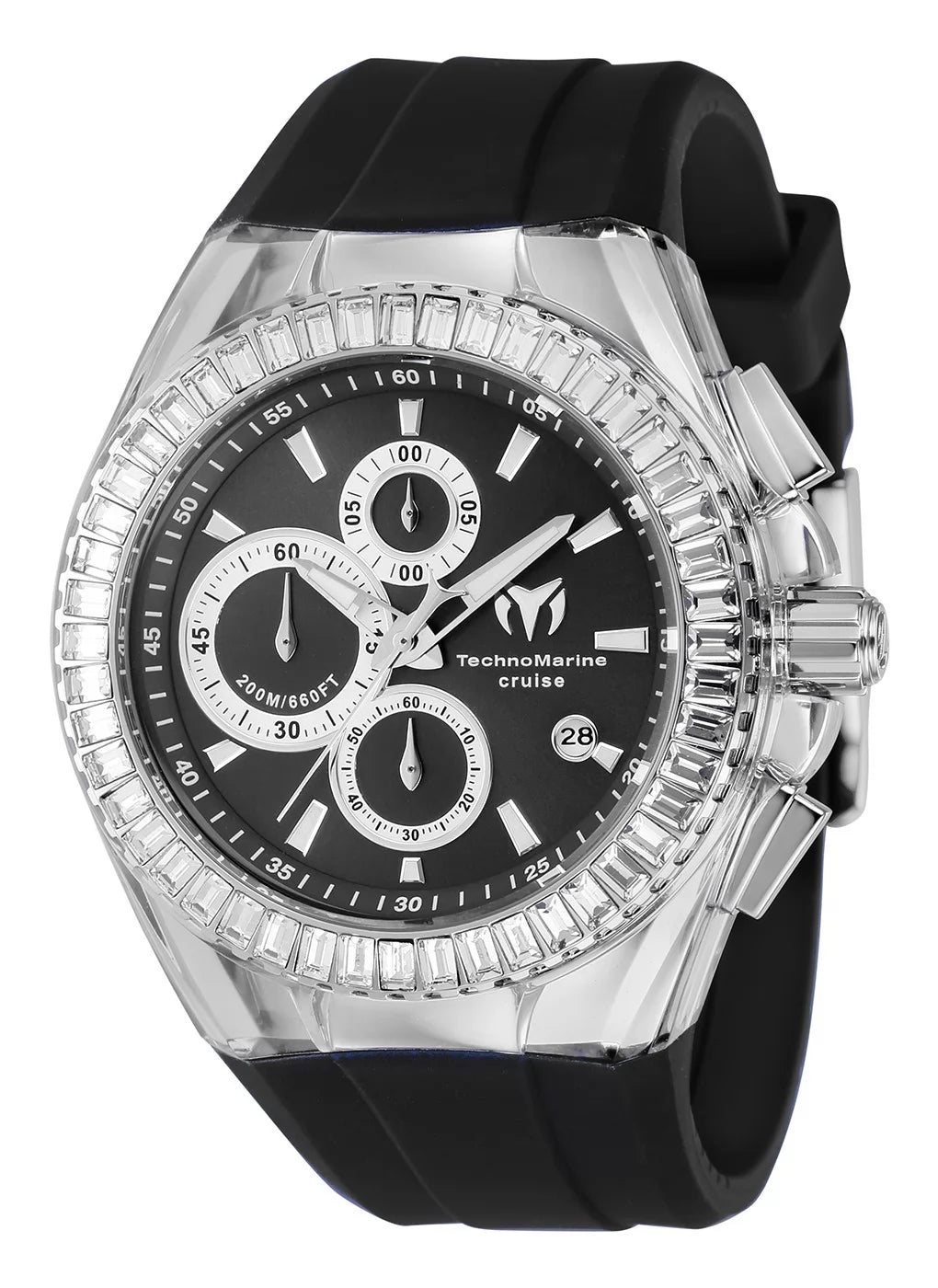 TechnoMarine Cruise Quartz Black Dial Men's Watch 45 mm TM-121149