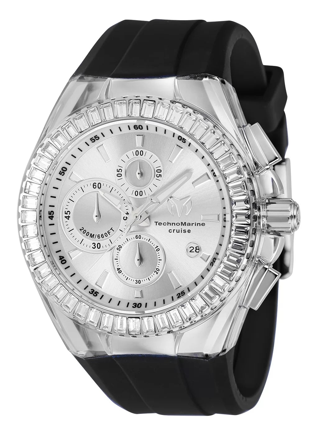 TechnoMarine Cruise Quartz Silver Dial Men's Watch 45 mm TM-121150
