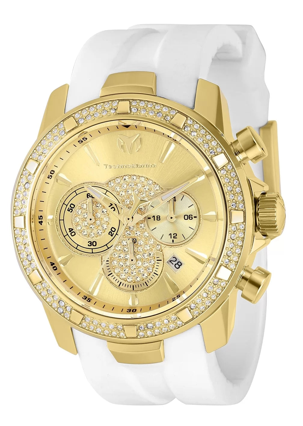 TechnoMarine UF6 Quartz Mother of Pearl Dial Men's Watch 45 mm TM-621010
