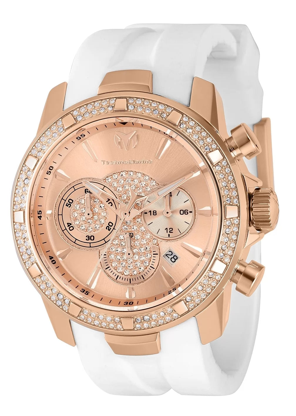 TechnoMarine UF6 Quartz Mother of Pearl Dial Men's Watch 45 mm TM-621013