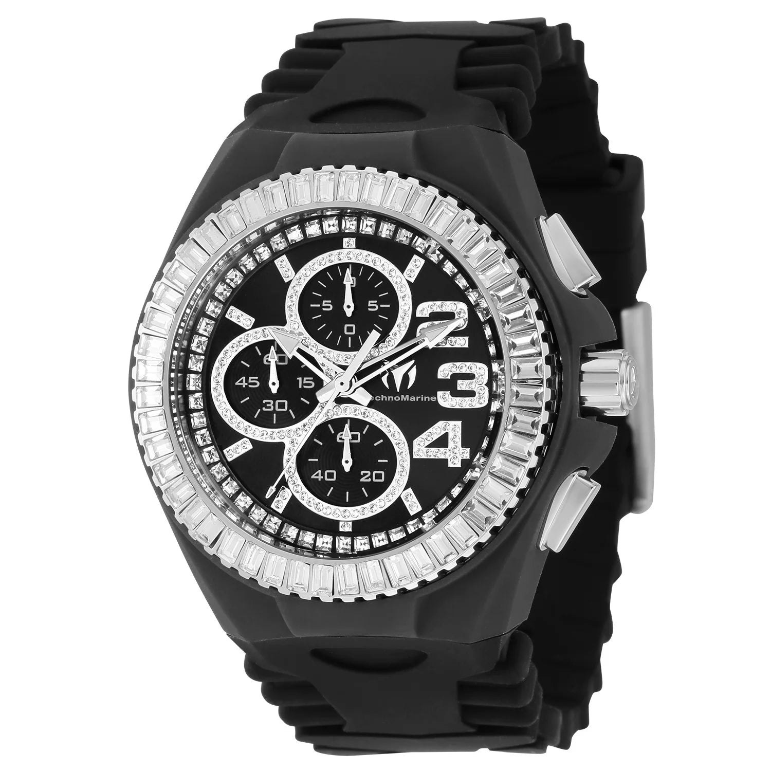 TechnoMarine Cruise Quartz Black Dial Men's Watch 48 mm TM-121180
