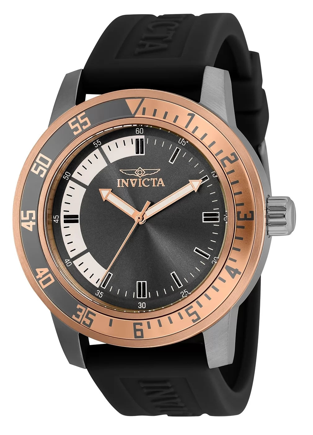 Invicta Specialty Quartz Gun Metal Dial Men's Watch 45 mm 35687