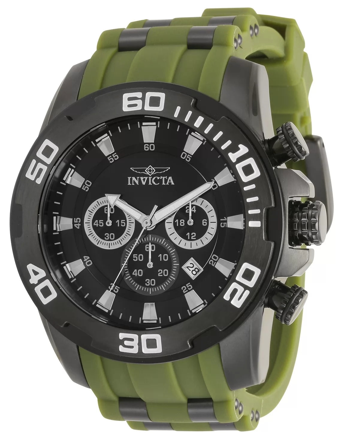 Invicta Pro Diver Quartz Black Dial Men's Watch 50 mm 35399