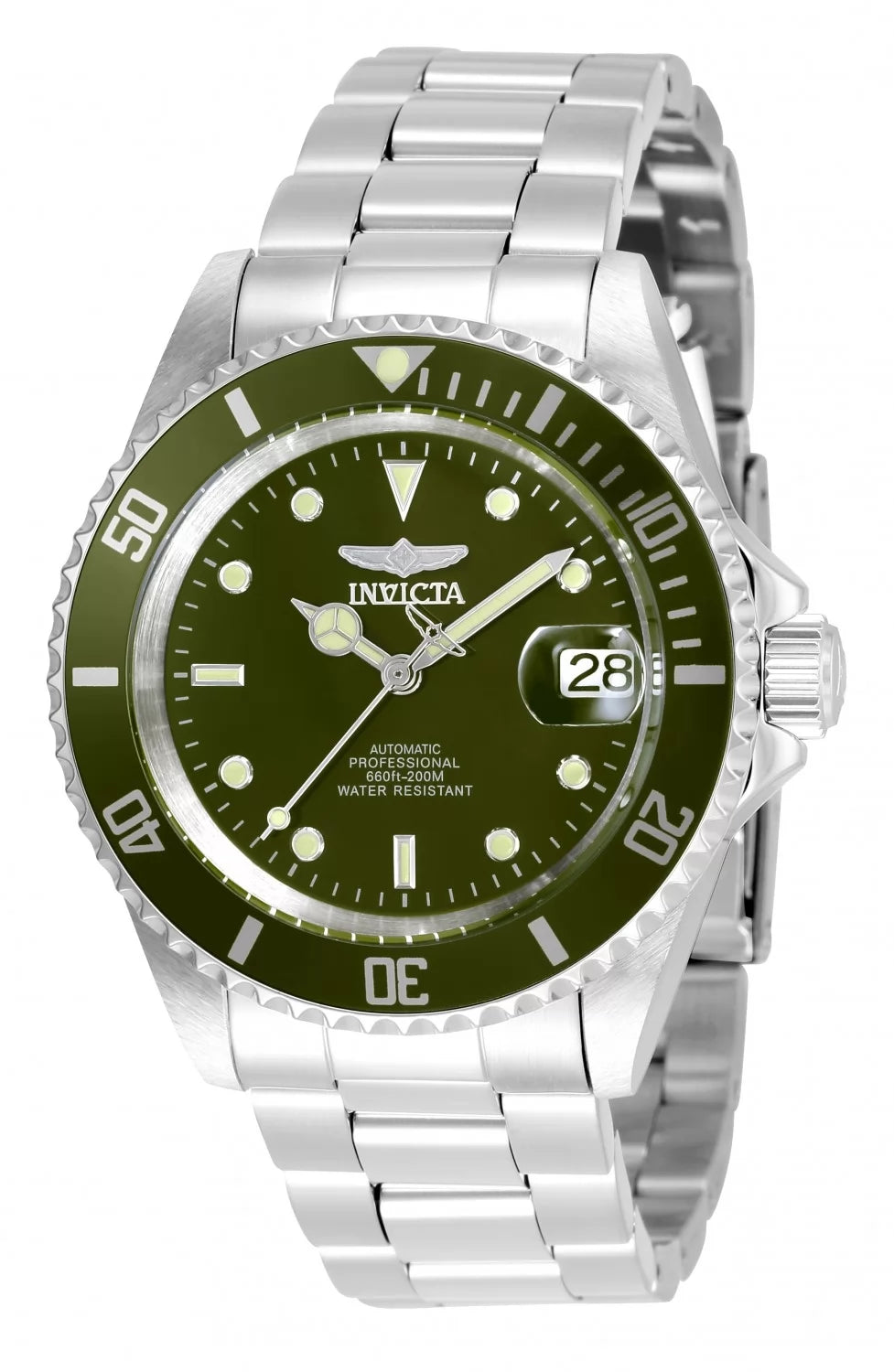 Invicta Pro Diver Automatic Green Dial Men's Watch 40 mm 35690