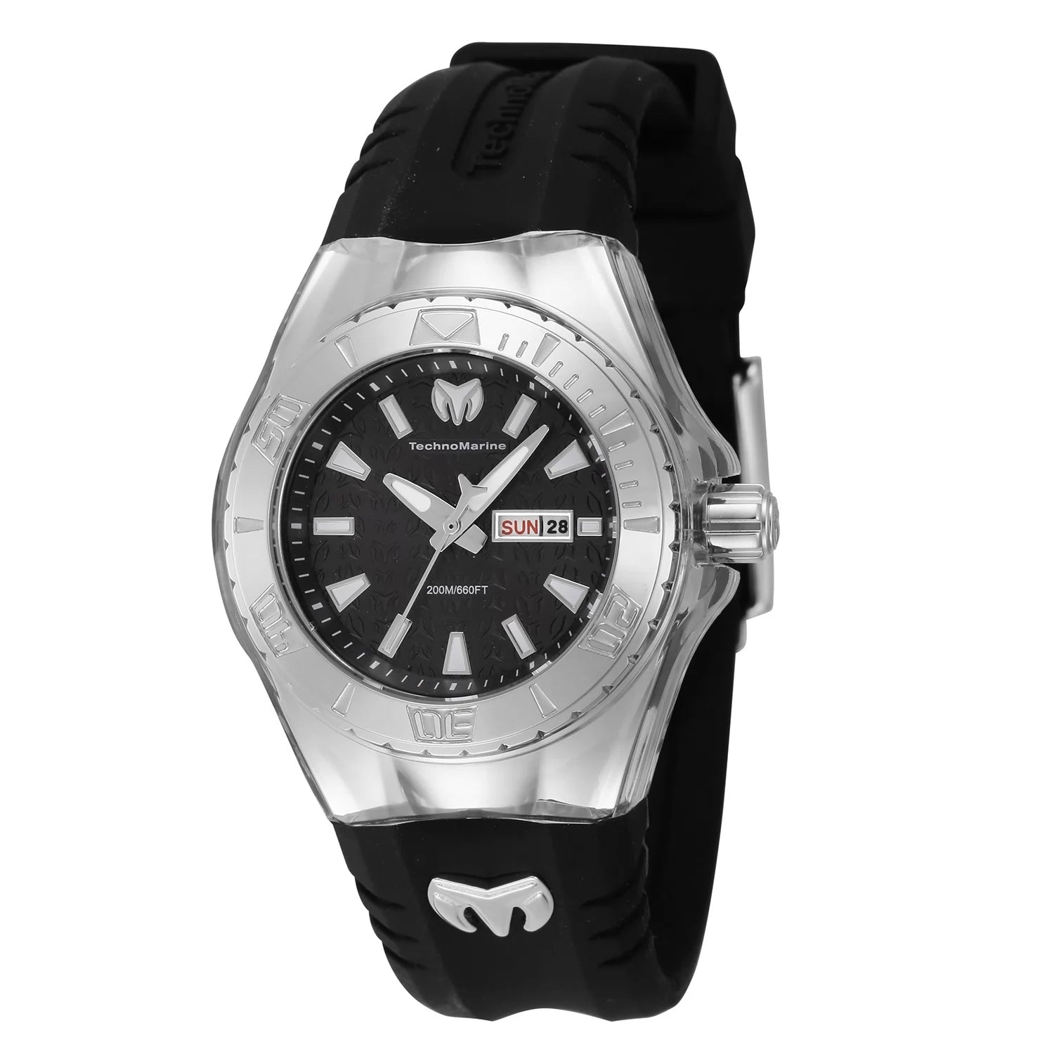TechnoMarine Cruise Quartz Black Dial Lady Watch 36 mm TM-122015