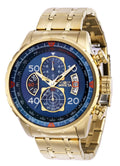 Invicta Aviator Quartz Blue Dial Men's Watch 48 mm 36602
