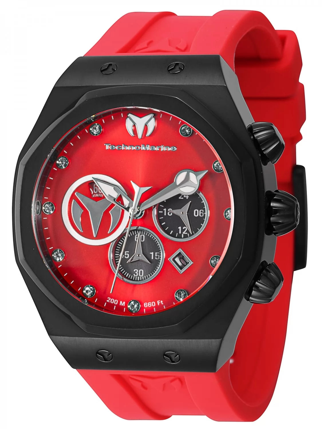 TechnoMarine Reef Quartz Red Dial Men's Watch 45 mm TM-523003