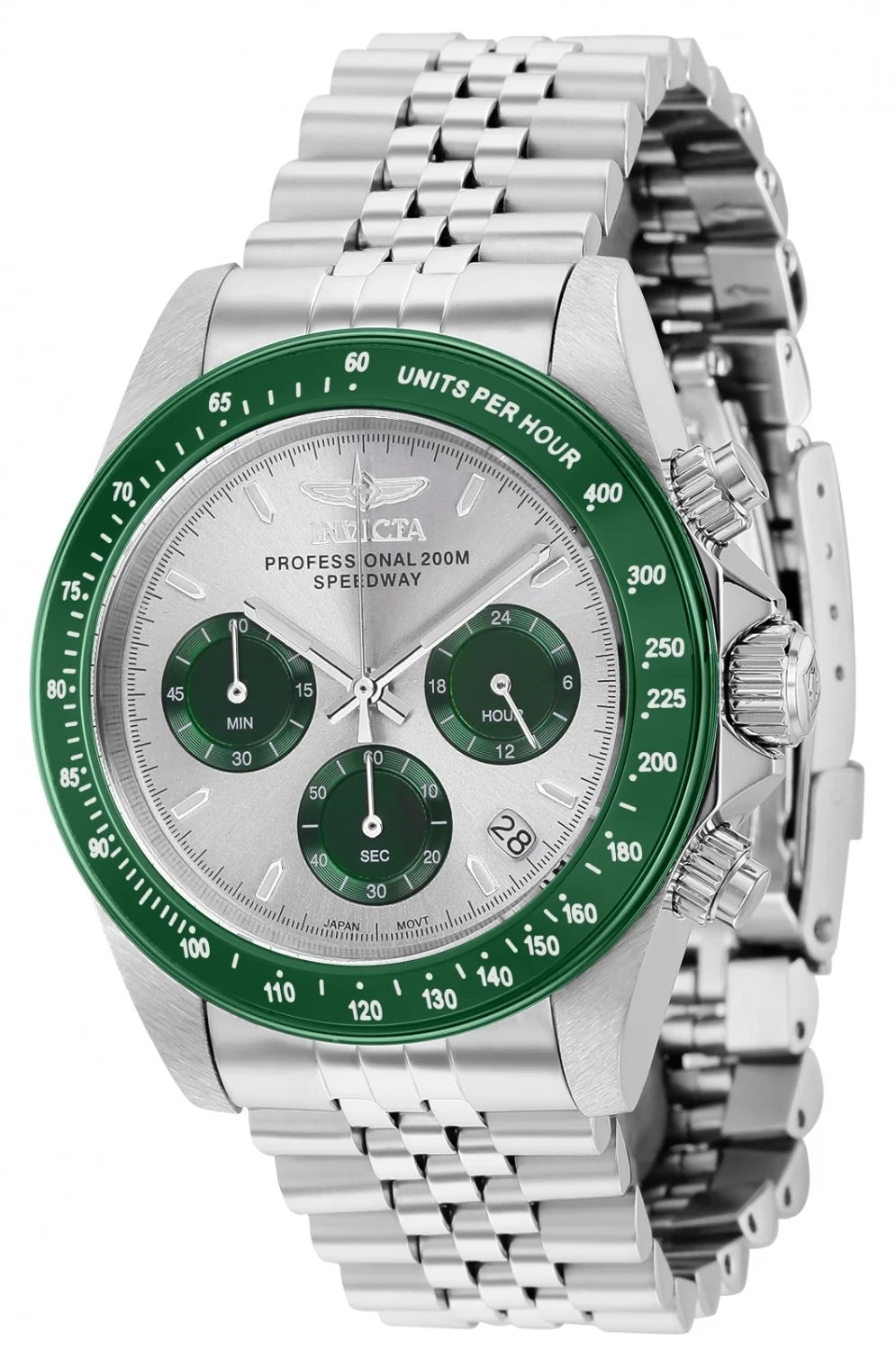 Invicta Speedway Quartz Silver Dial Men's Watch 39 mm 36734