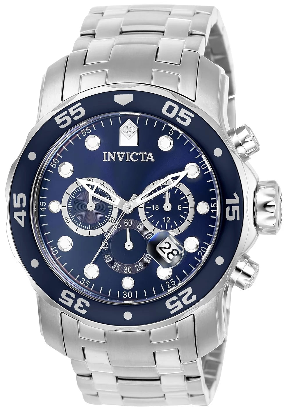 Invicta Pro Diver Quartz Blue Dial Men's Watch 48 mm 0070