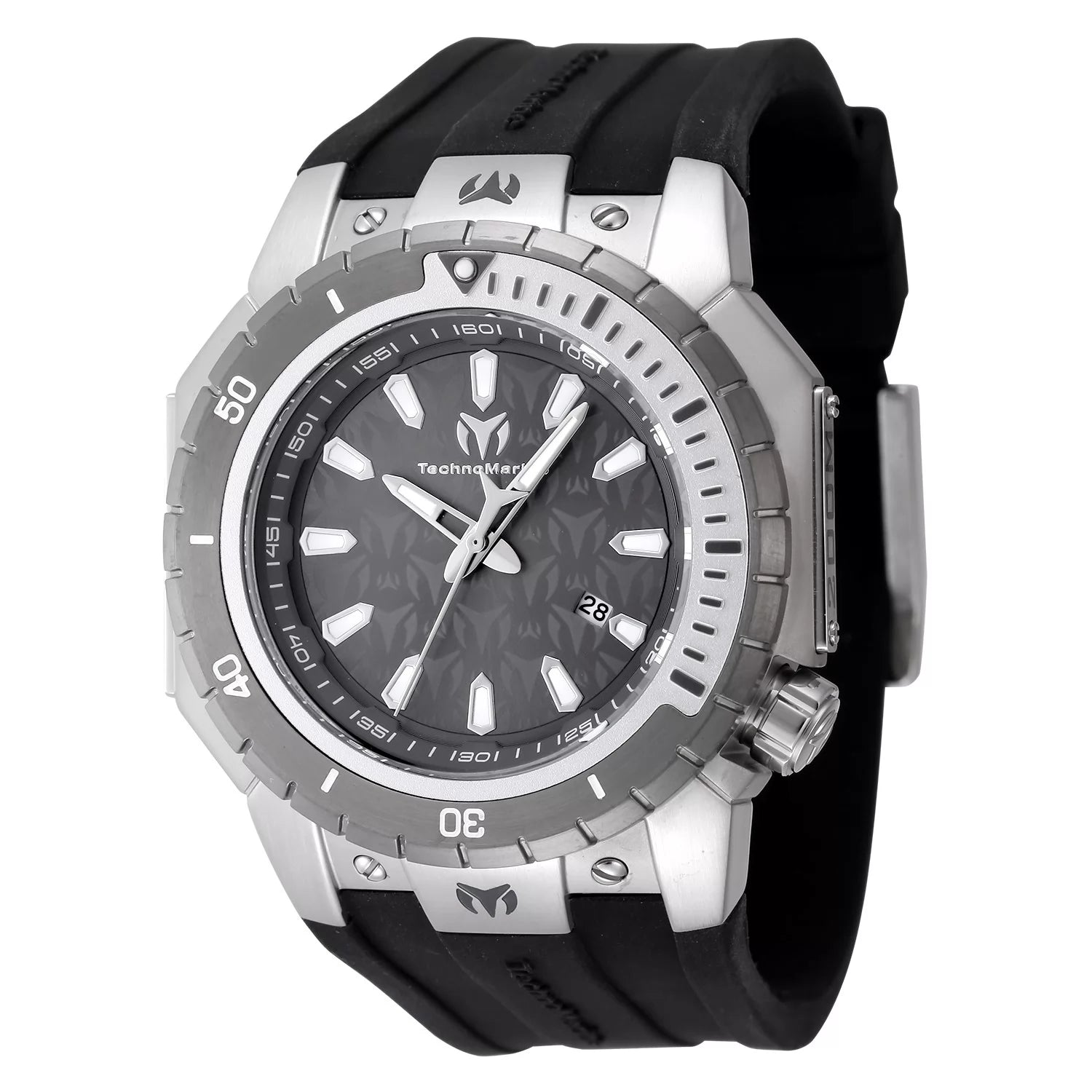 TechnoMarine Manta Quartz Gun Metal Dial Men's Watch 48 mm TM-224006