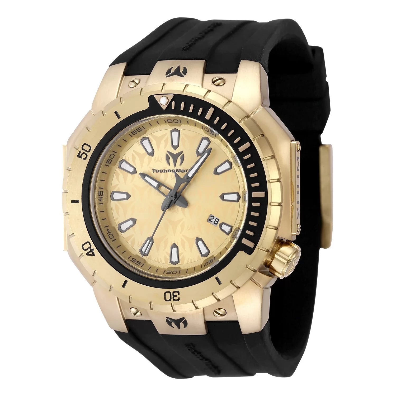 TechnoMarine Manta Quartz Gold Dial Men's Watch 48 mm TM-224010