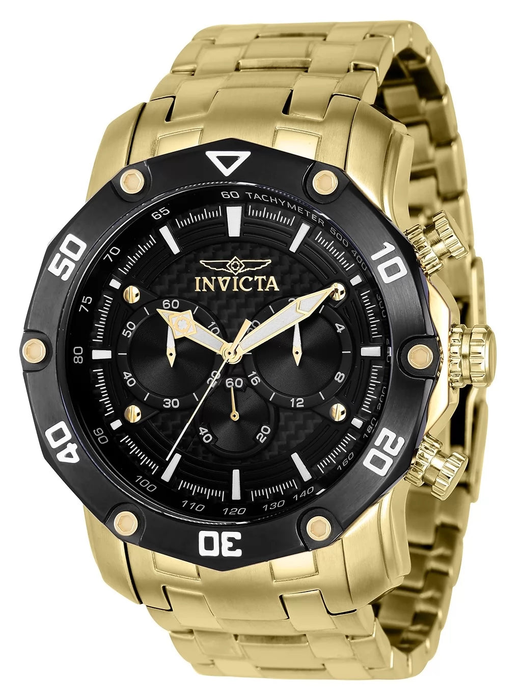 Invicta Pro Diver Quartz Black Dial Men's Watch 50 mm 37725