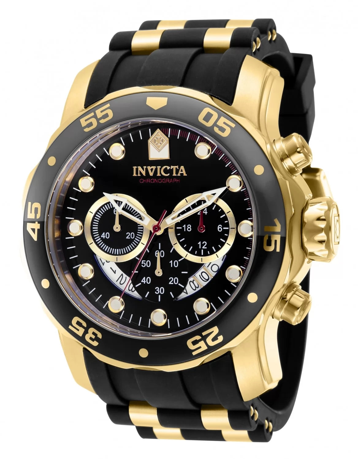 Invicta Pro Diver Quartz Black Dial Men's Watch 48 mm 37228